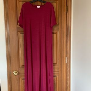 Like new LuLaRoe Wine Colored Maria